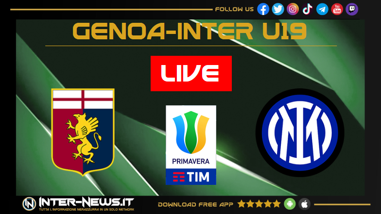 Genoa-Inter Primavera LIVE