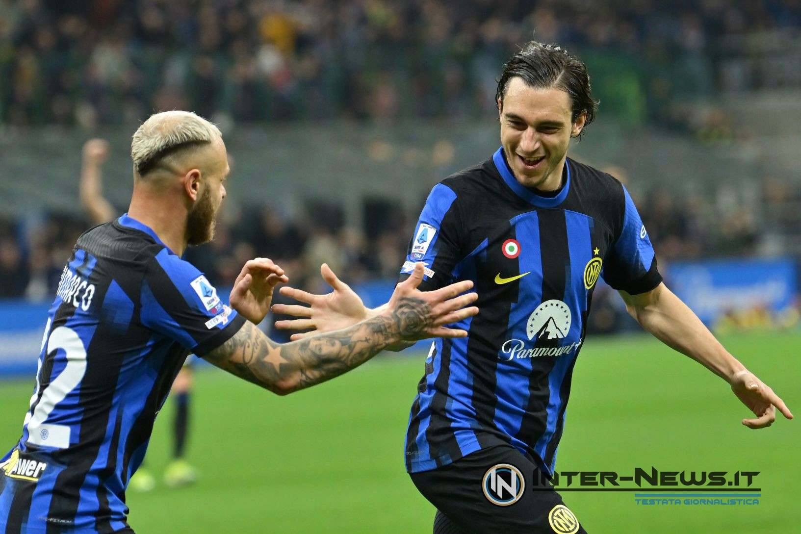Matteo Darmian e Federico Dimarco in Inter-Napoli (Photo by Tommaso Fimiano/Inter-News.it ©)