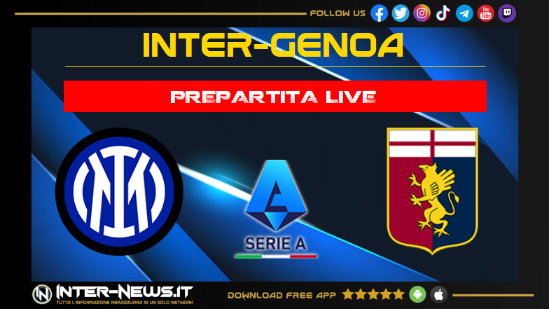 Inter-Genoa live prepartita