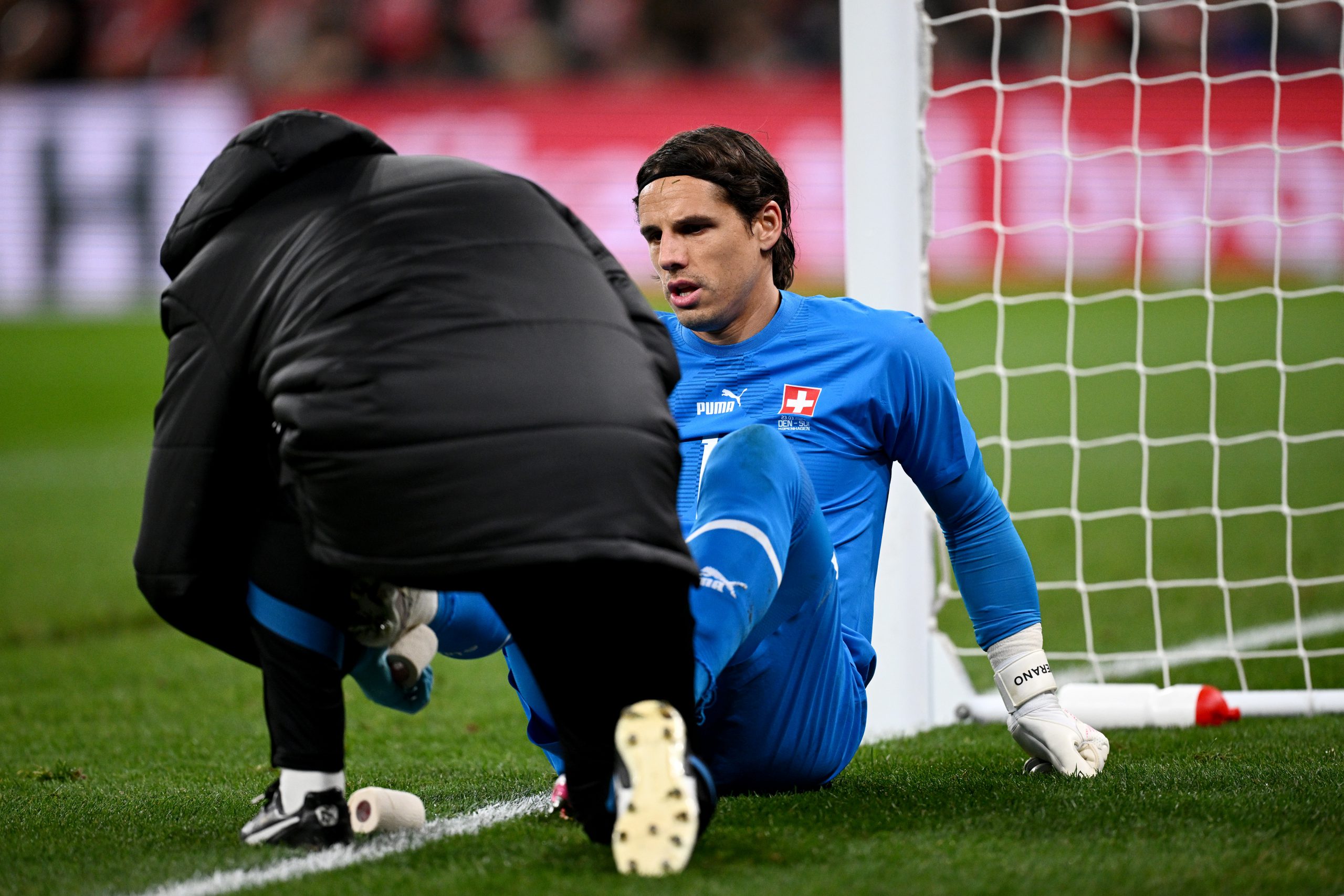 Yann Sommer infortunio Danimarca-Svizzera