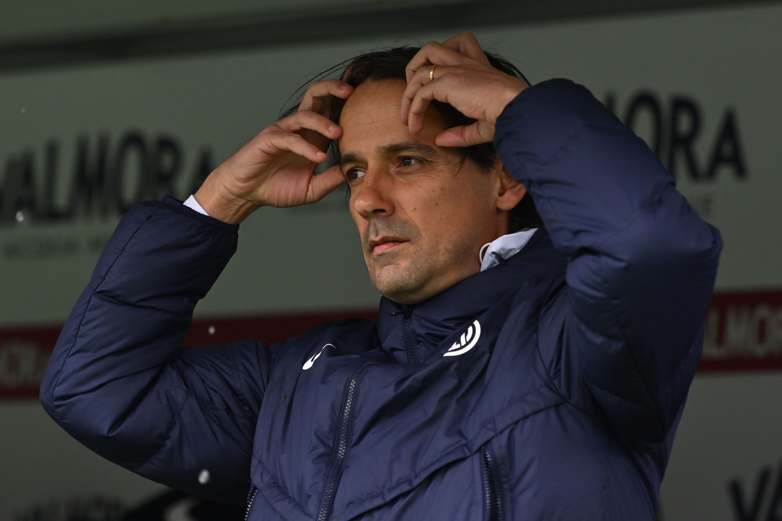 Simone Inzaghi in Bologna-Inter di Serie A