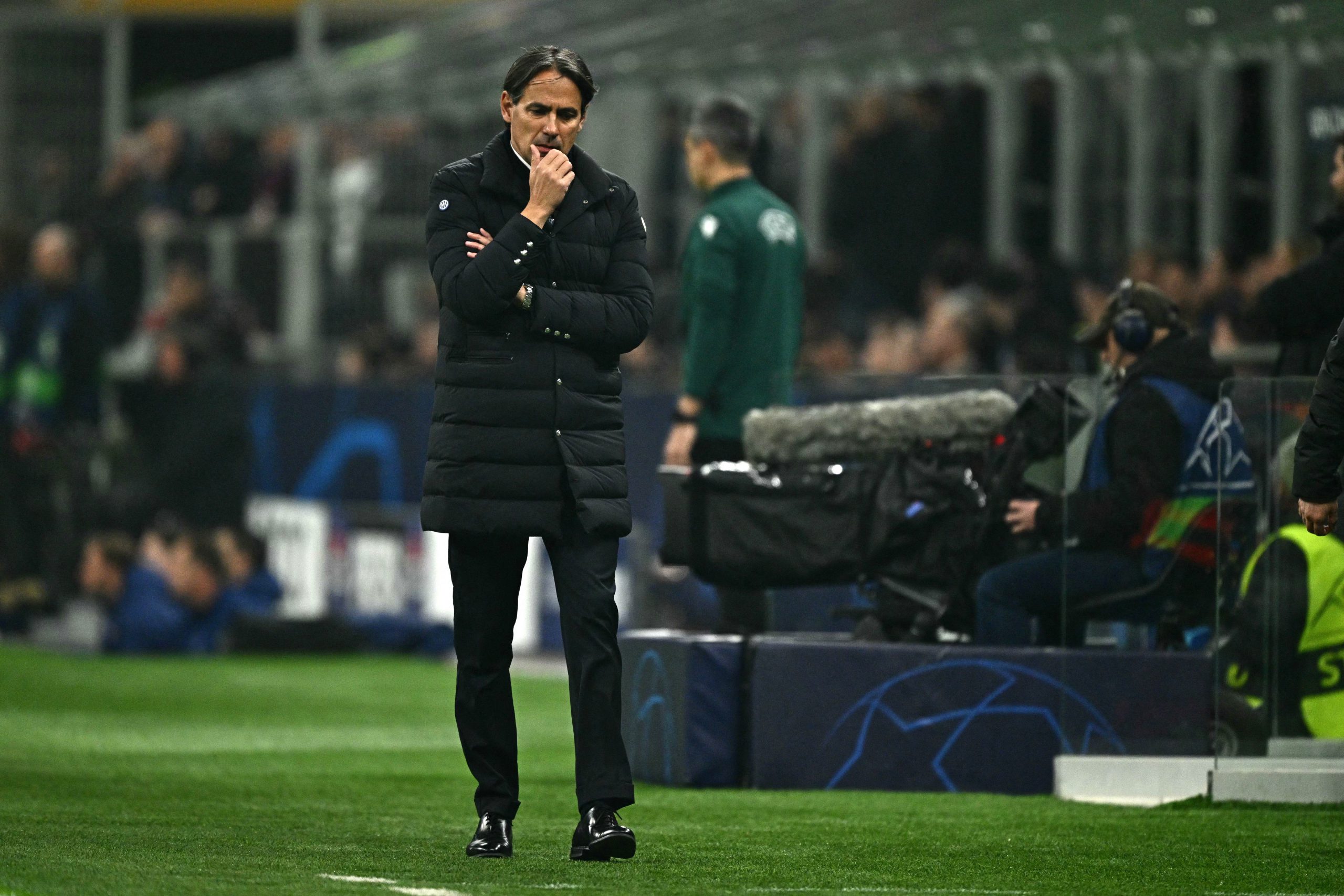 Simone Inzaghi in Inter-Atletico Madrid di Champions League