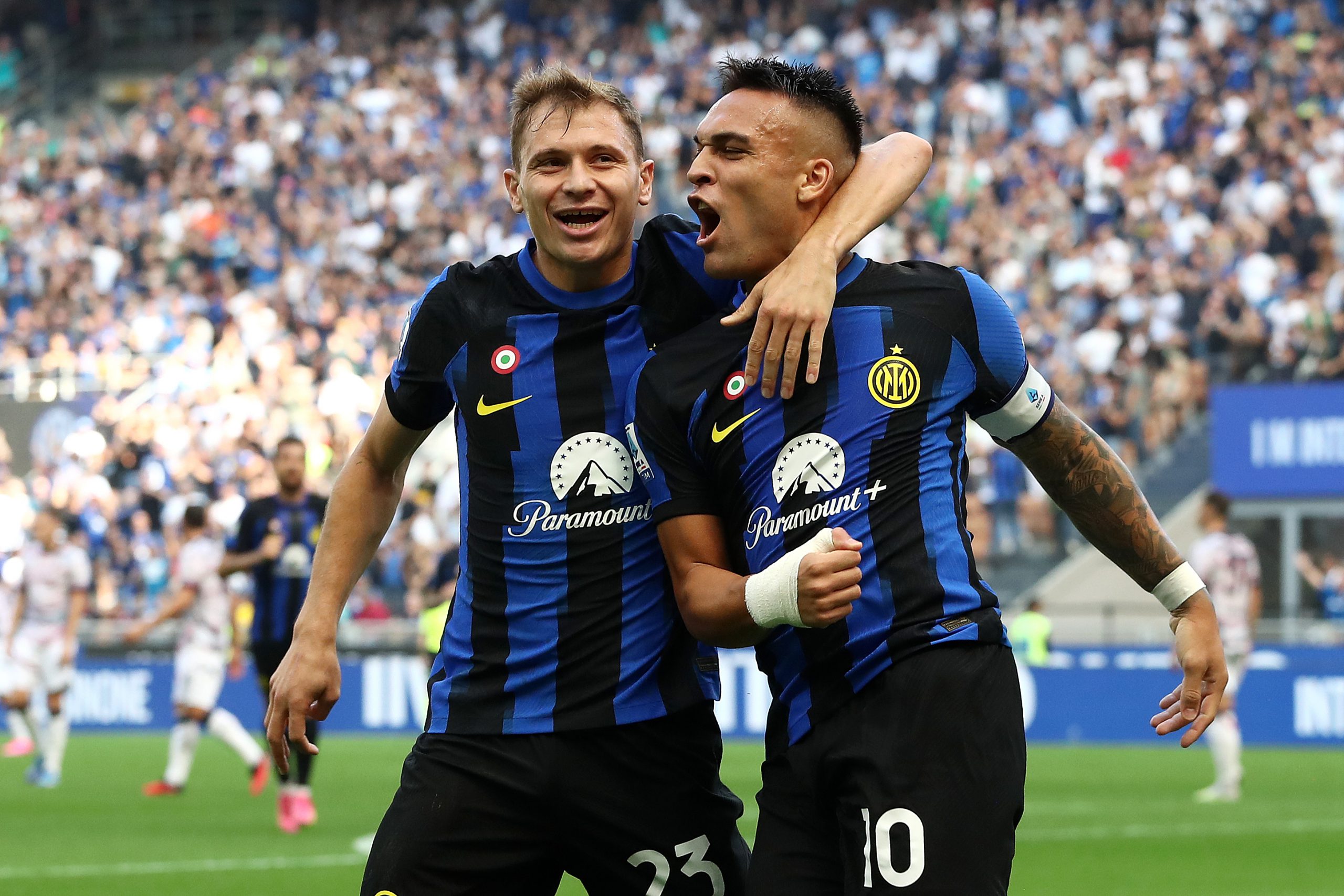 Lautaro Martinez e Barella, Inter