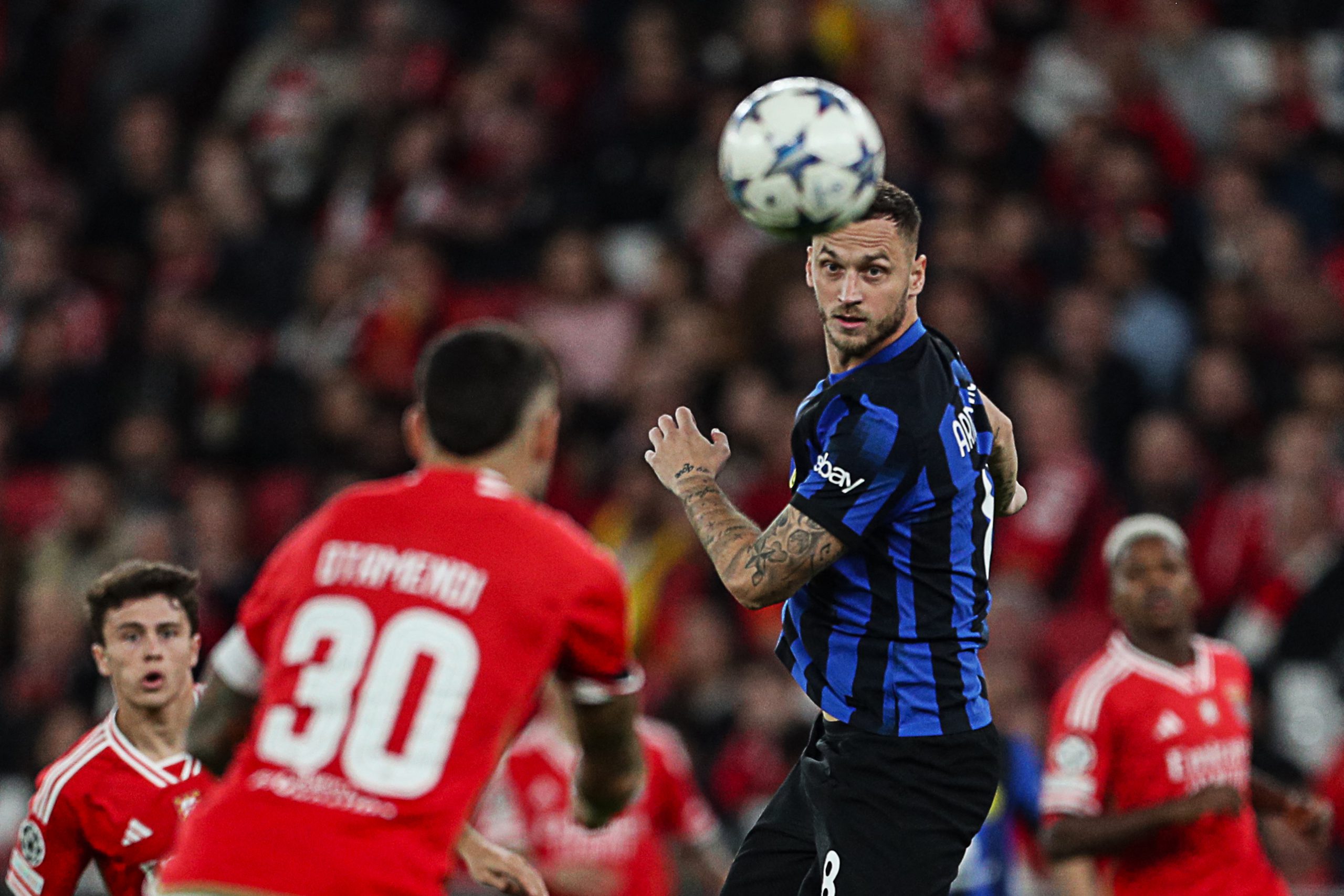 Marko Arnautovic in Benfica Inter