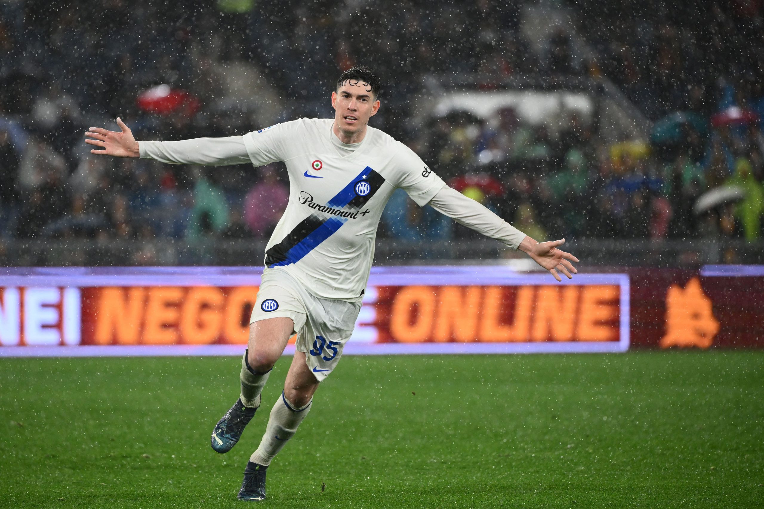 Alessandro Bastoni in Roma-Inter