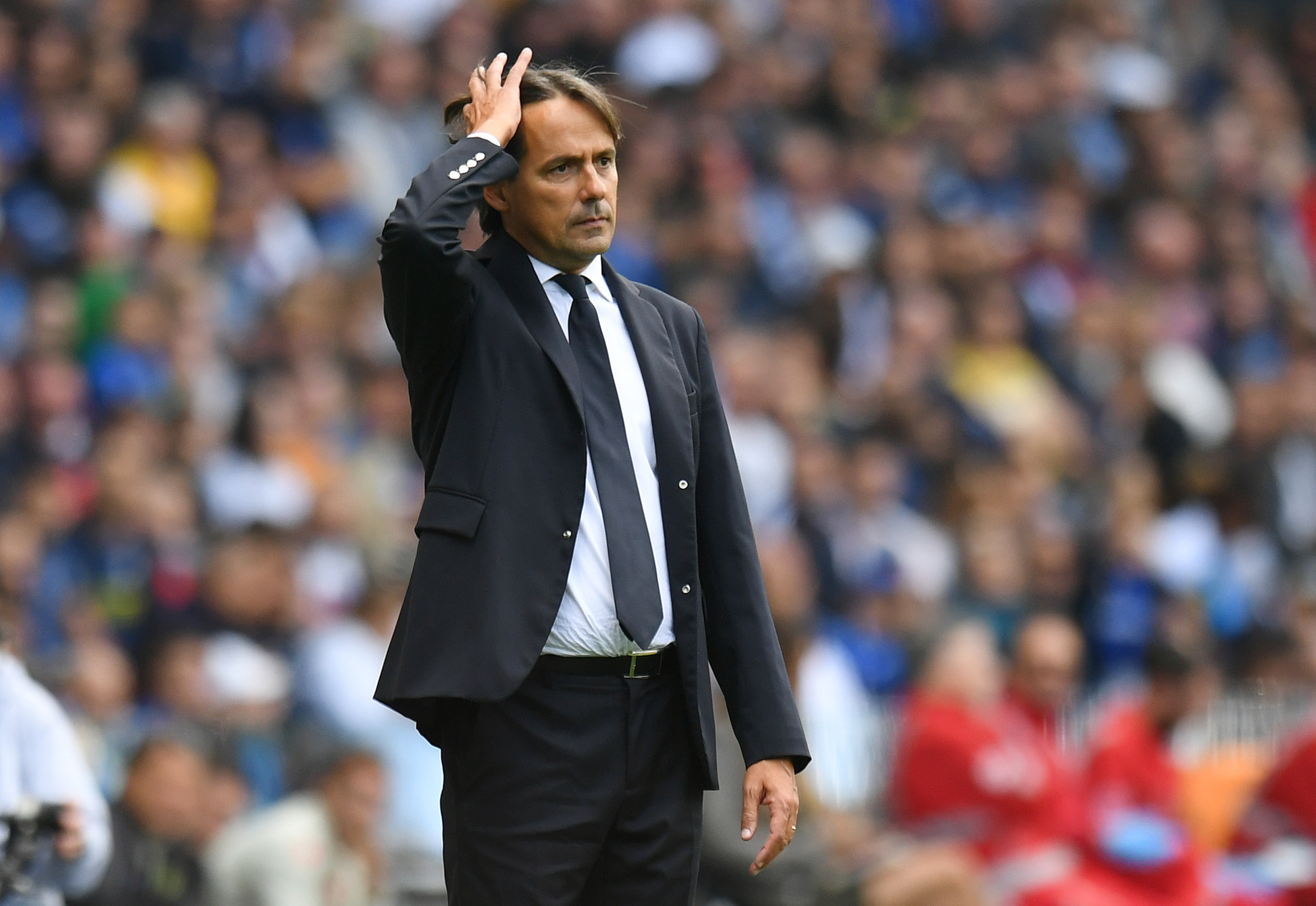 Simone Inzaghi in Udinese-Inter