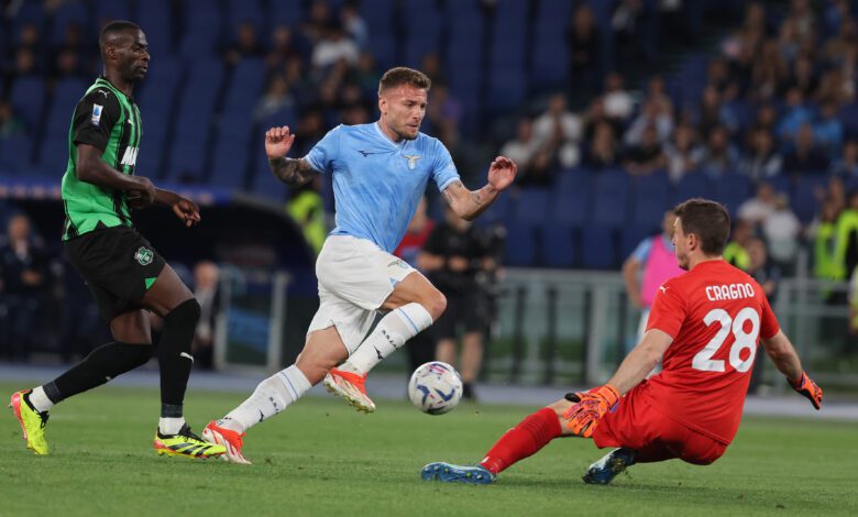 Ciro Immobile Lazio-Sassuolo