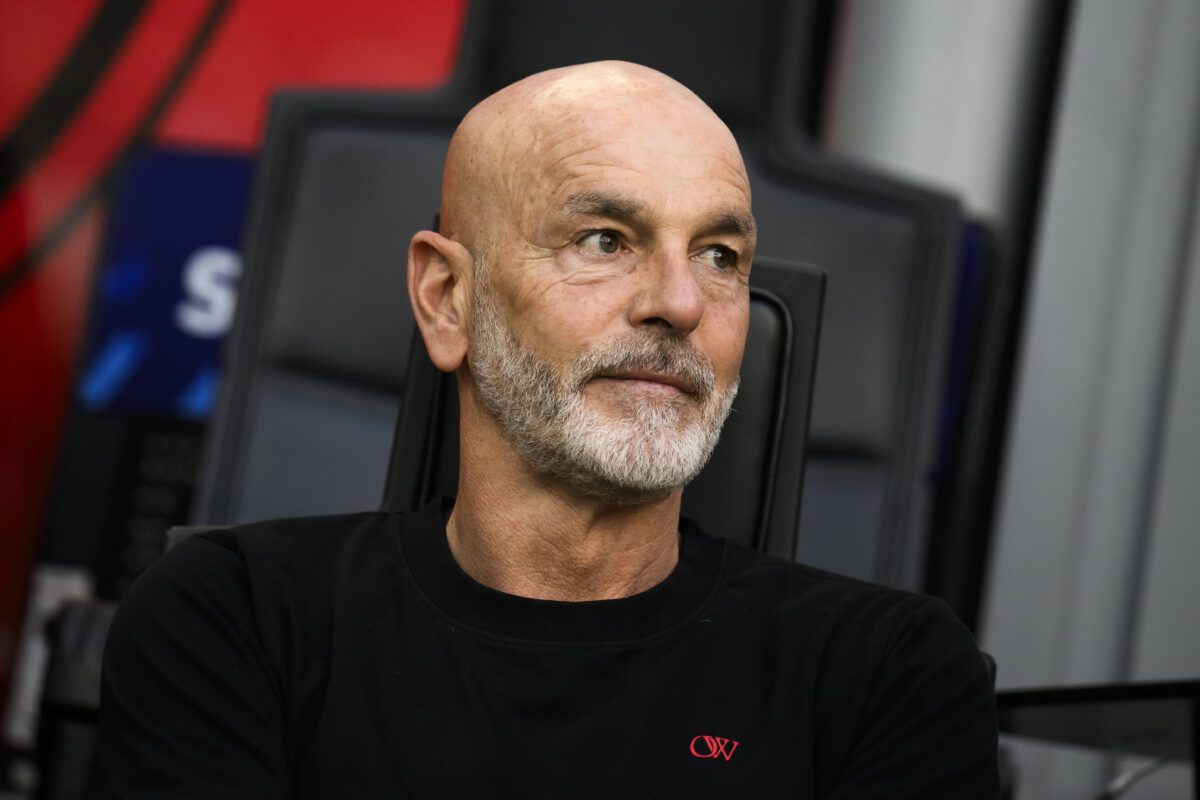 Stefano Pioli in una delle ultime apparizioni sulla panchina del Milan (Photo by Nicolò Campo/IPA sport via IPA agency)