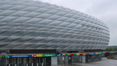 L'Allianz Arena, tra gli stadi più iconici a ospitare Euro 2024 (Photo by Eibner-Pressefoto Jenni Maul/IPA Sport via IPA agency)
