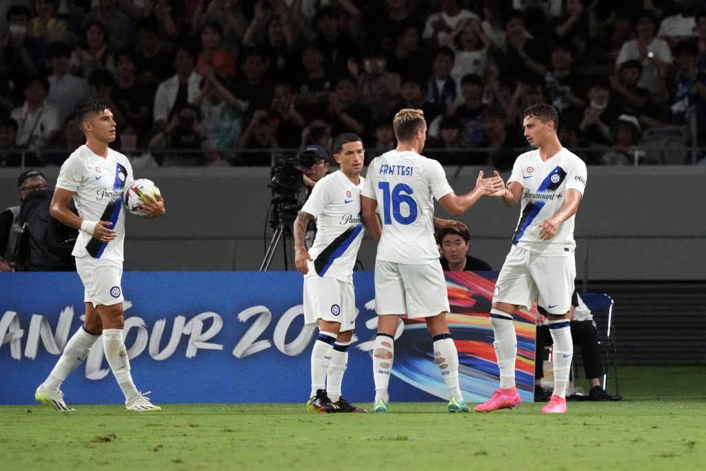 Sebastiano Esposito e Stefano Sensi, PSG-Inter