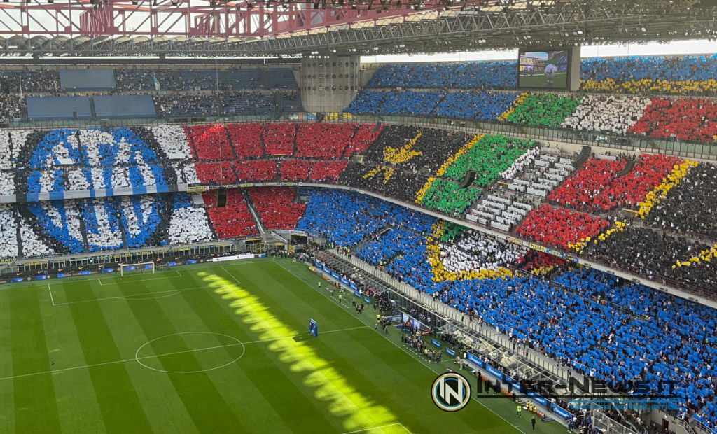 Inter-Lazio, coreografia tifosi dell'Inter a San Siro per il ventesimo scudetto (Photo by Onorio Ferraro - Inter-News.it)