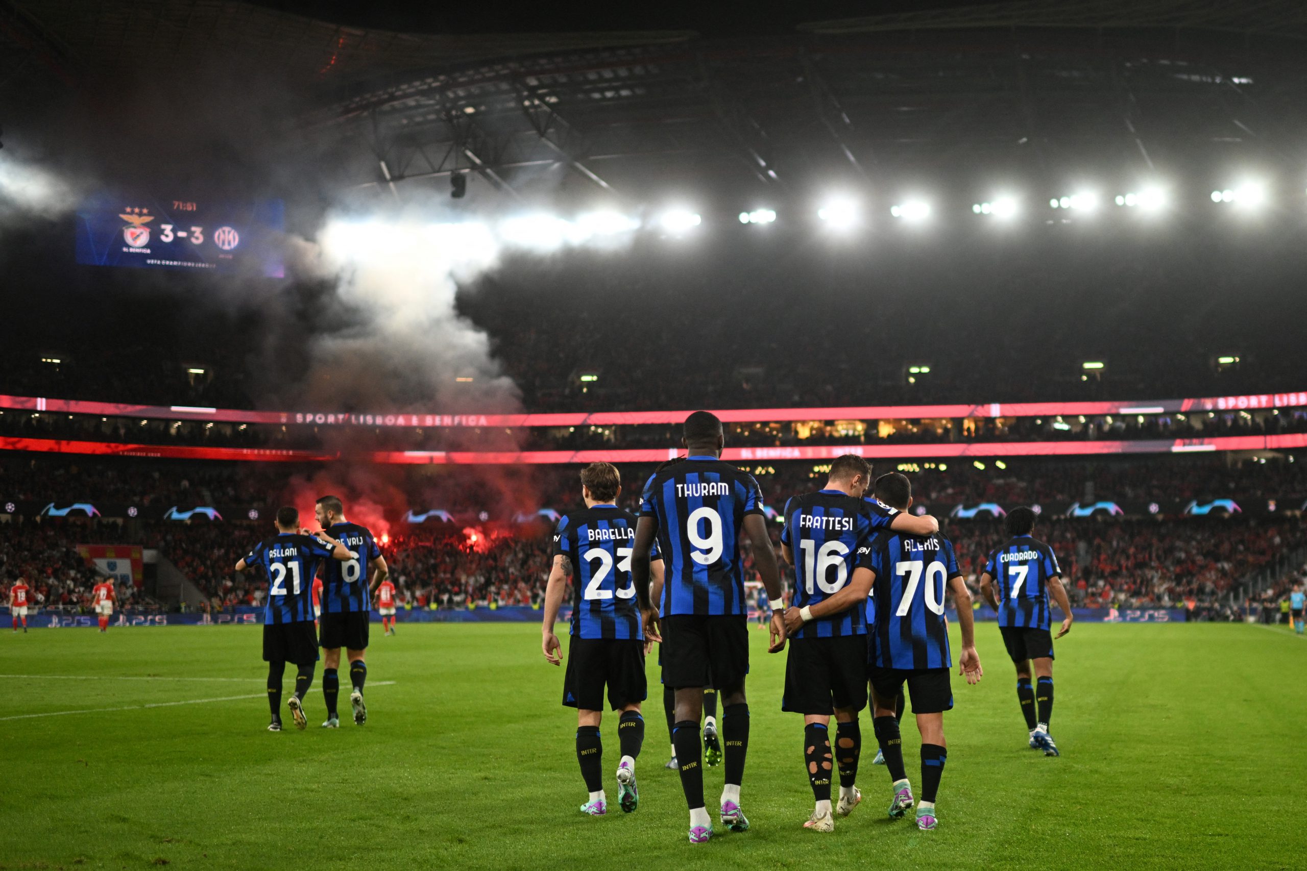 Alexis Sanchez Benfica Inter