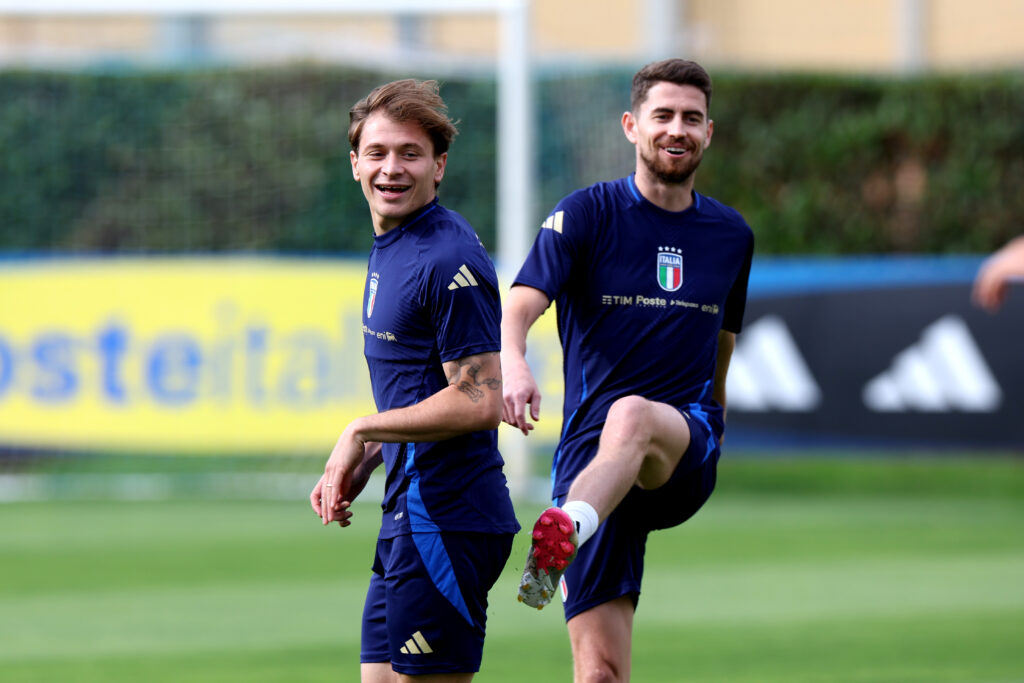 Jorginho e Nicolò Barella, Italia