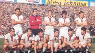 Il Cagliari 1969-1970, con Comunardo Niccolai.