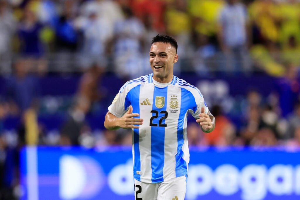 Lautaro Martinez in Argentina-Colombia finale Copa America