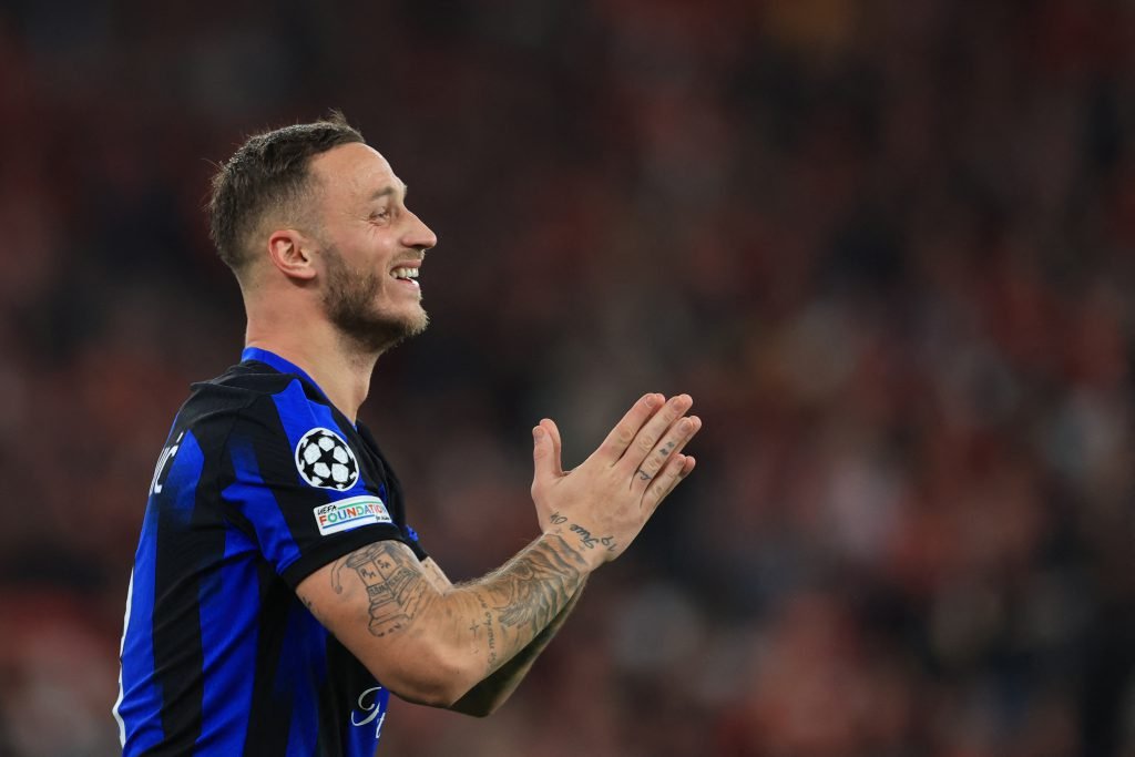 Marko Arnautovic in Benfica-Inter (Photo by Patricia de Melo Moreira/AFP via Getty Images/OneFootball)