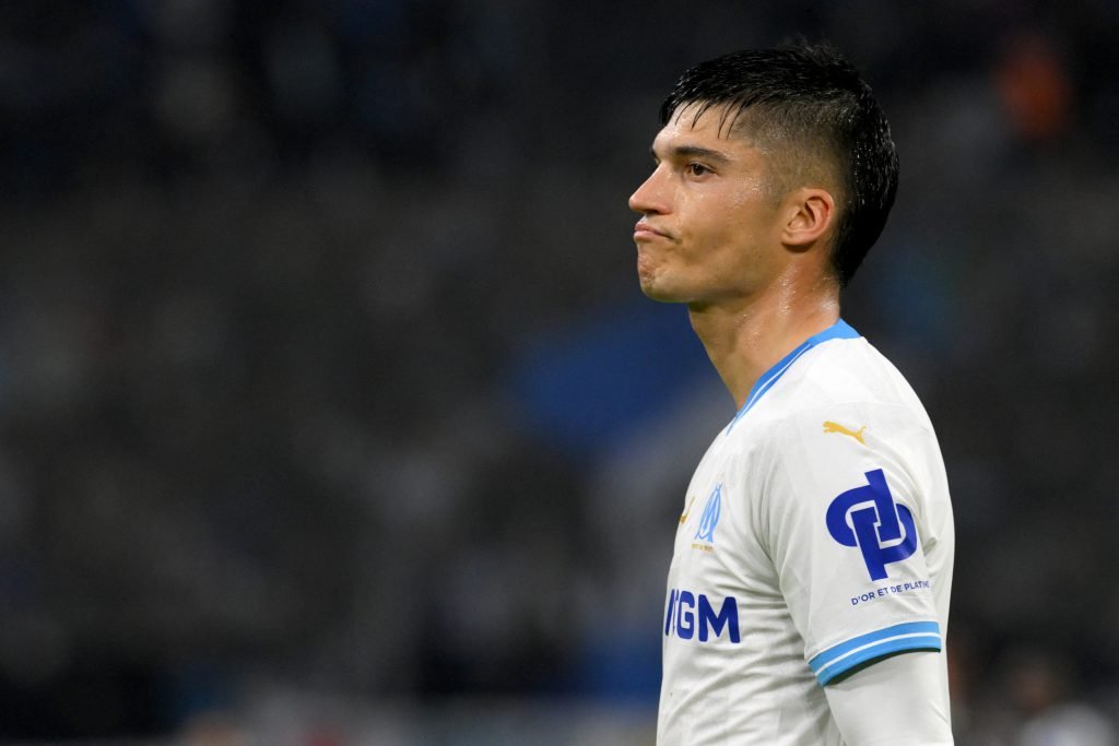 Joaquin Correa in maglia Olympique Marsiglia via Inter (Photo by Nicolas Tucat/AFP via Getty Images/OneFootball)