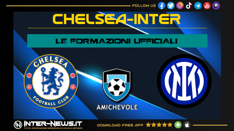 Chelsea-Inter formazioni ufficiali