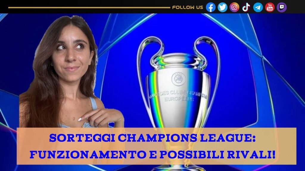 Sorteggio Champions League Inter 29 agosto 2024