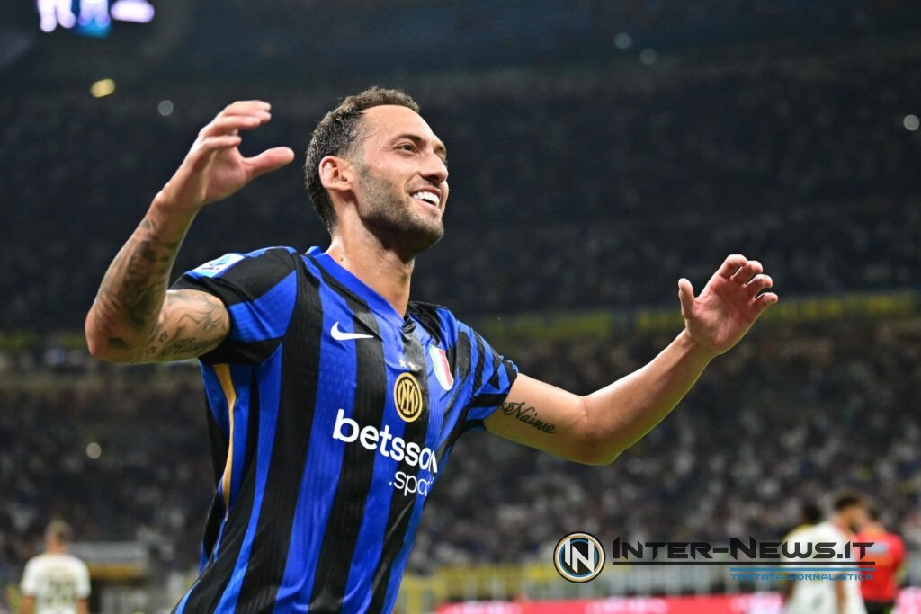 Hakan Calhanoglu, Inter-Lecce (Photo by Tommaso Fimiano, copyright Inter-News.it)