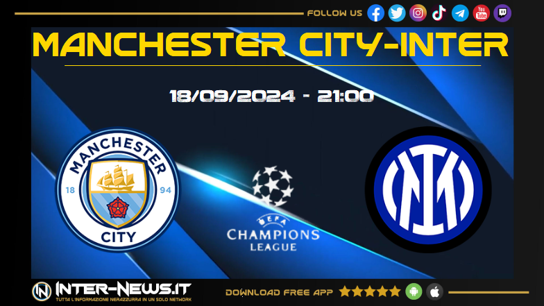 Manchester City-Inter locandina