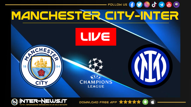 Live Manchester City-Inter