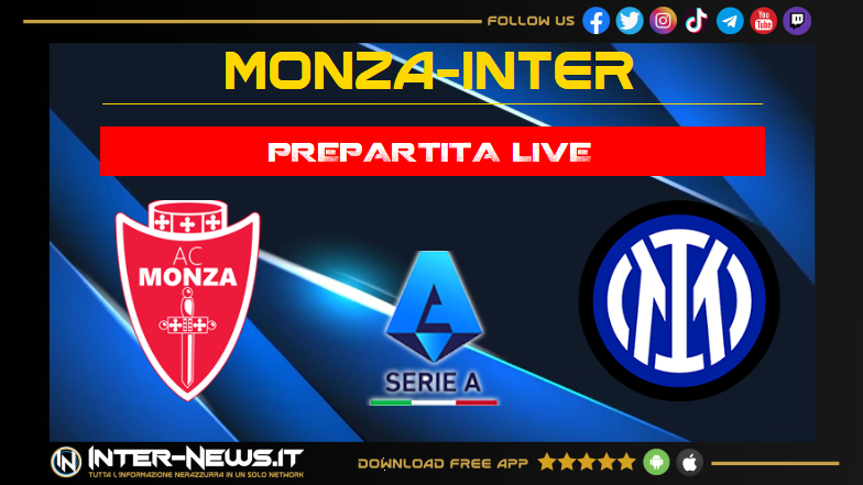 Monza-Inter live prepartita