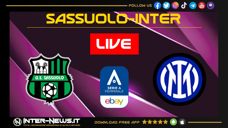 Sassuolo-Inter Women, live