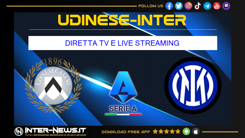 Udinese-Inter diretta TV e streaming