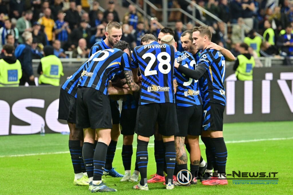 Esultanza Inter-Juventus (Photo by Tommaso Fimiano, copyright Inter-News.it)