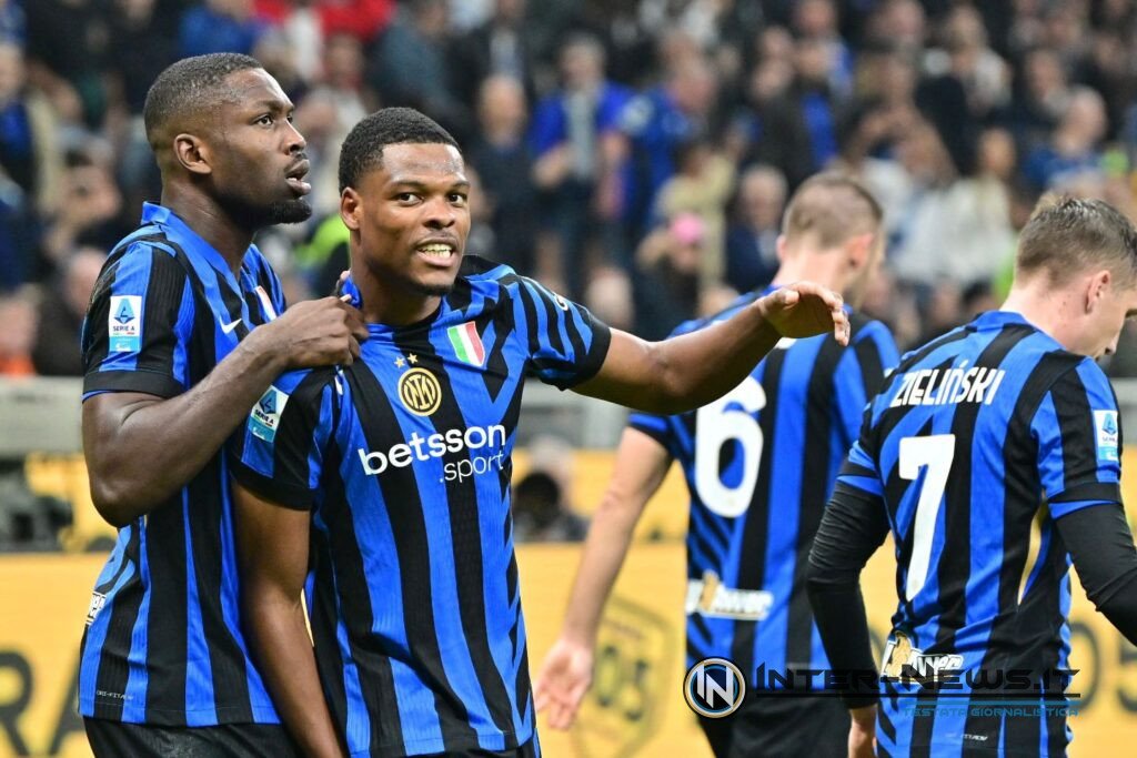 Denzel Dumfries, Inter-Juventus (Photo by Tommaso Fimiano / Copyright Inter-News.it)