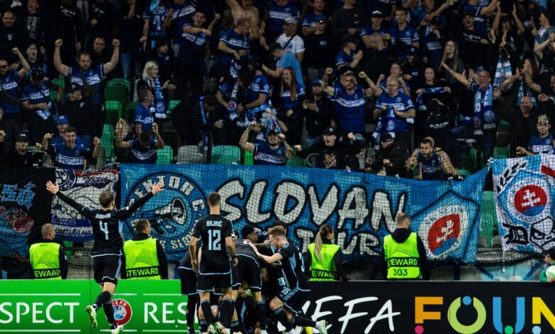 Slovan Bratislava (Photo by Vid Ponikvar, via IPA Agency)