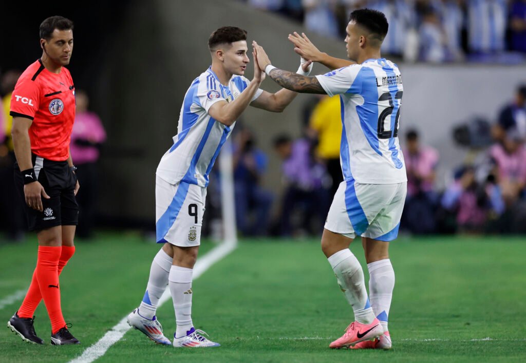 Julian Alvarez e Lautaro Martinez, Argentina