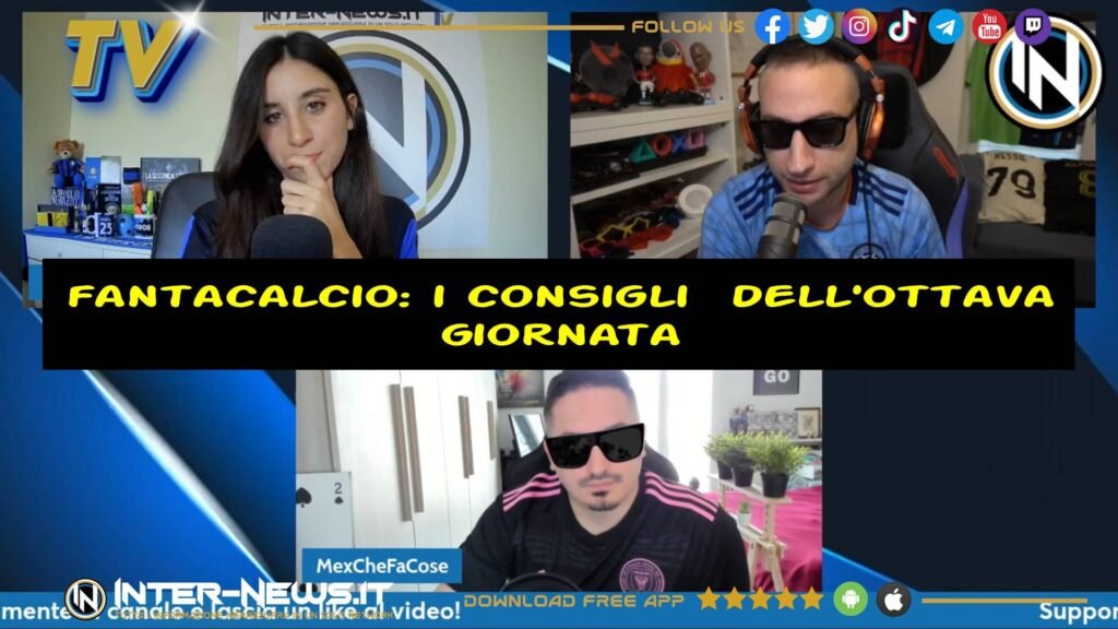 Consigli Fantacalcio - ottava giornata Serie A. Inter-News 18 ottobre 2024