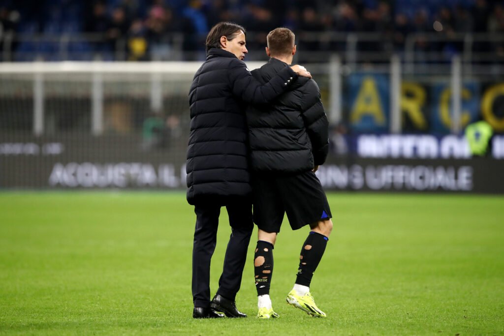 Davide Frattesi e SImone Inzaghi, Inter