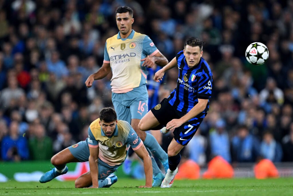 Piotr Zielinski in Manchester City-Inter