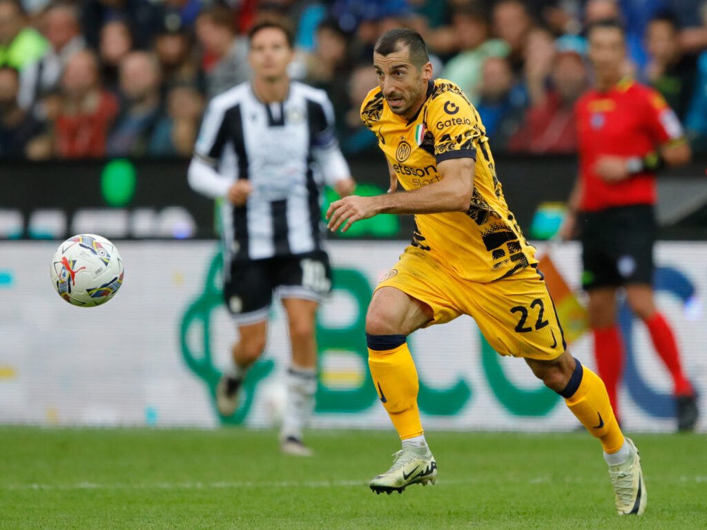 Henrikh Mkhitaryan in Udinese-Inter