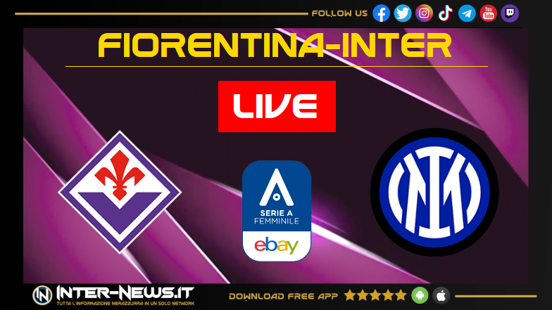 Fiorentina-Inter Women, live