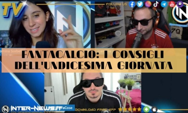 Consigli Fantacalcio - undicesima giornata Serie A. Inter-News 1 novembre 2024