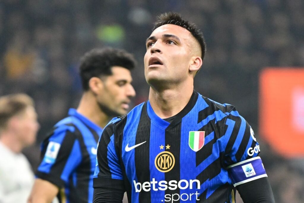 Lautaro Martinez e Mehdi Taremi in Inter-Napoli