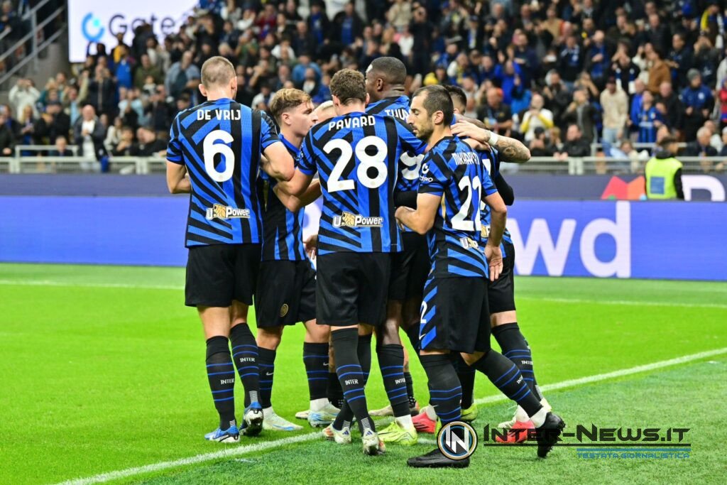 Esultanza Inter-Juventus (Photo by Tommaso Fimiano, copyright Inter-News.it)
