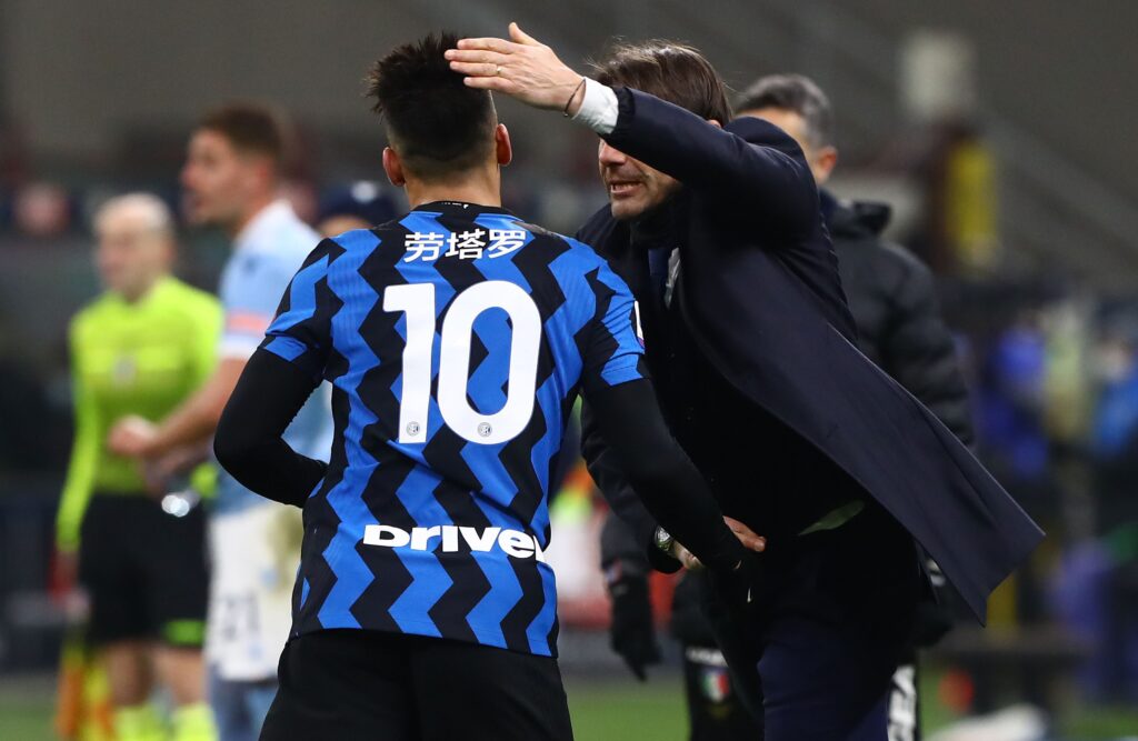 Lautaro Martinez Antonio Conte Inter