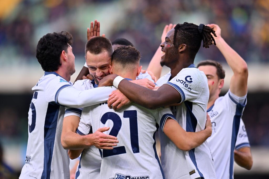 Esultanza Verona-Inter, Serie A