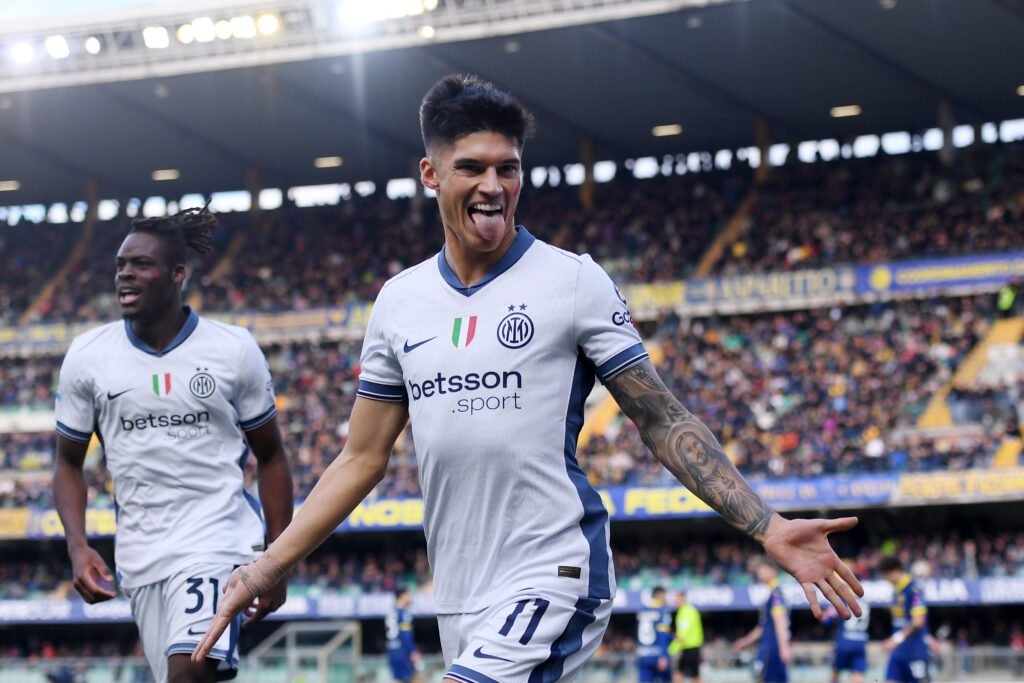 Joaquin Correa in Verona-Inter