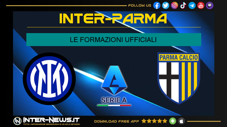 Inter-Parma-Formazioni