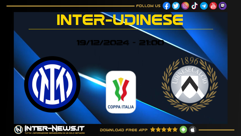 Inter-Udinese probabili formazioni