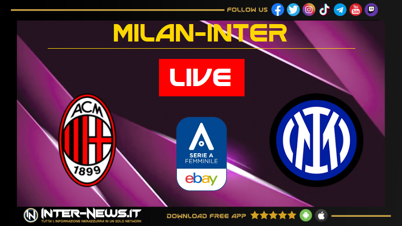 LIVE Milan-Inter Women