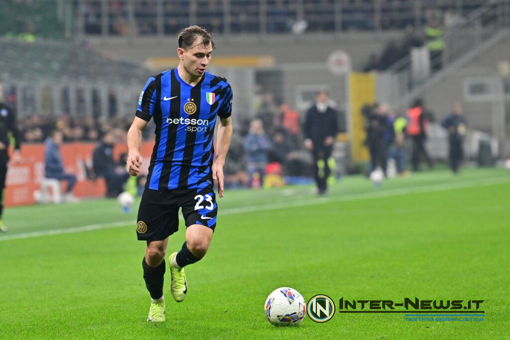 Nicolò Barella in Inter-Napoli