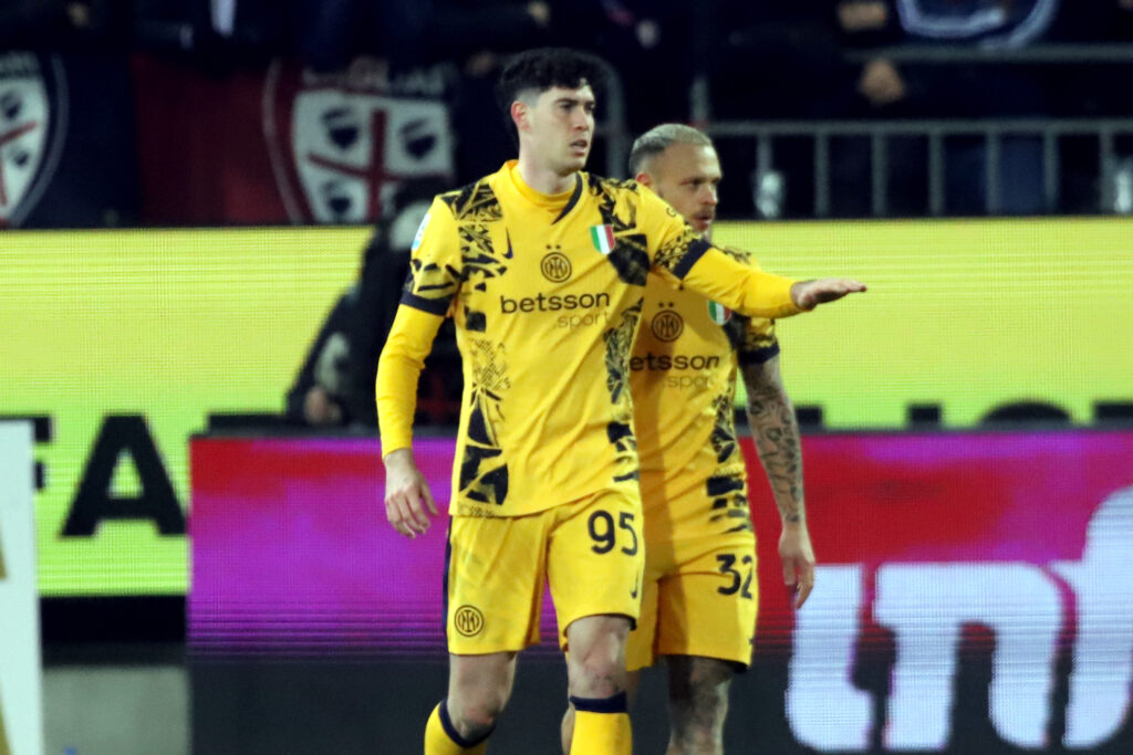 Alessandro Bastoni e Federico Dimarco, Cagliari-Inter