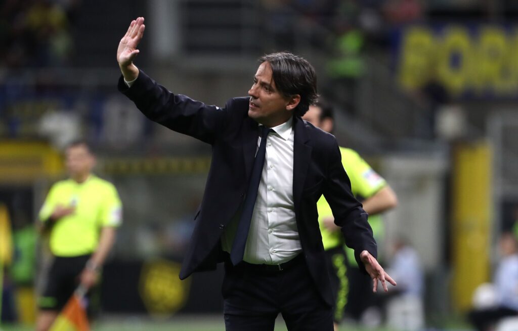 Simone Inzaghi in Inter-Cagliari